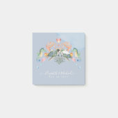 Zeeschildpad Bruiloft met Bruid en Bruidegom Post-it® Notes (Voorkant)