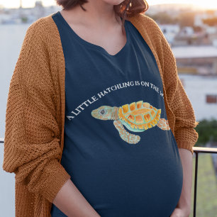 Zeeschildpad Een Klein Kuiken Is Op Komst T-shirt