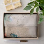 Zeeschildpad en Koralen Decoupage Tissuepapier (Geschenk)