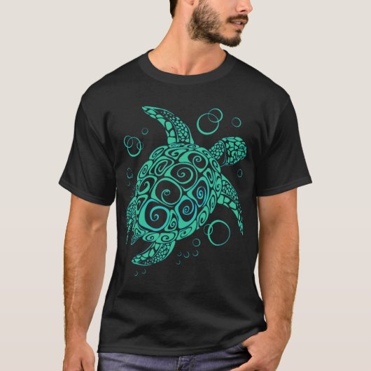Zeeschildpad familie t-shirt (Voorkant)
