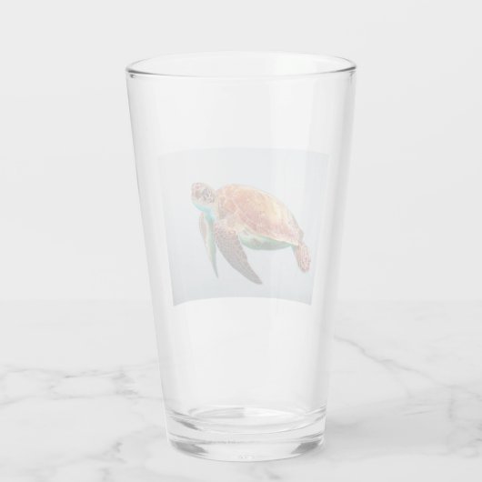 Zeeschildpad Glas (Achterkant)