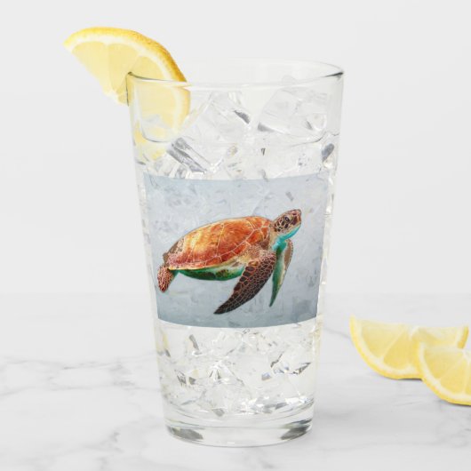 Zeeschildpad Glas (Voorkant ijs)