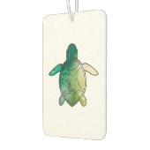 Zeeschildpad groene waterverf luchtverfrisser (Links)