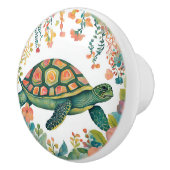 Zeeschildpad Keramische Knop (Rechts)