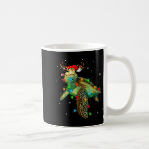 Zeeschildpad Kerstverlichting Grappige Kerstman Ho Koffiemok