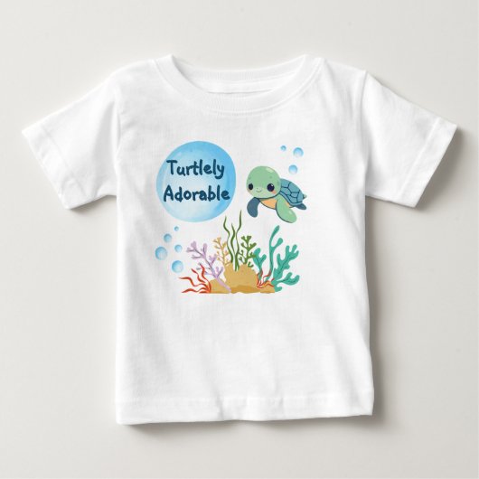 Zeeschildpad Kleine Broedeling Echt Schattig  (Voorkant)