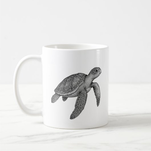 Zeeschildpad Koffiemok (Links)