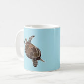 Zeeschildpad Kust Marien Leven Koffiemok (Voorkant links)