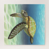 Zeeschildpad legpuzzel (Horizontaal)