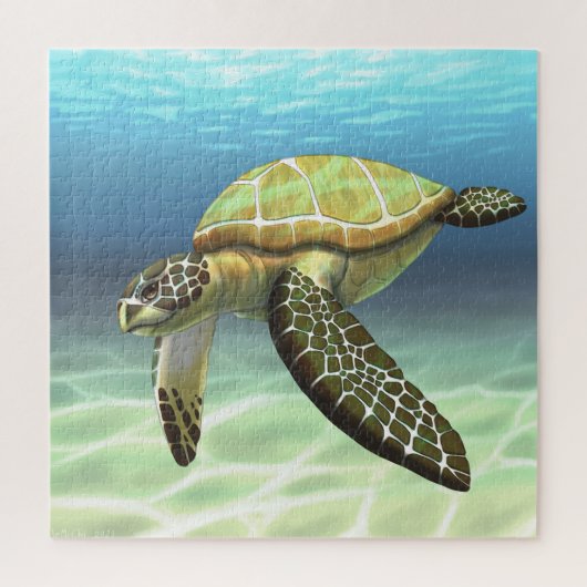 Zeeschildpad legpuzzel (Verticaal)
