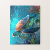Zeeschildpad Legpuzzel (Verticaal)