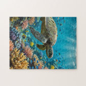 Zeeschildpad Legpuzzel (Horizontaal)