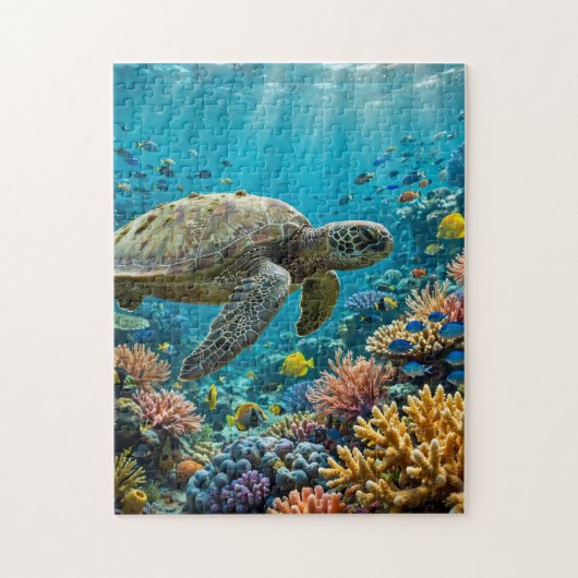 Zeeschildpad Legpuzzel (Verticaal)