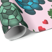 Zeeschildpad Liefhebber Cadeau, Mooie Schildpad Pa Cadeaupapier (Rol Hoek)