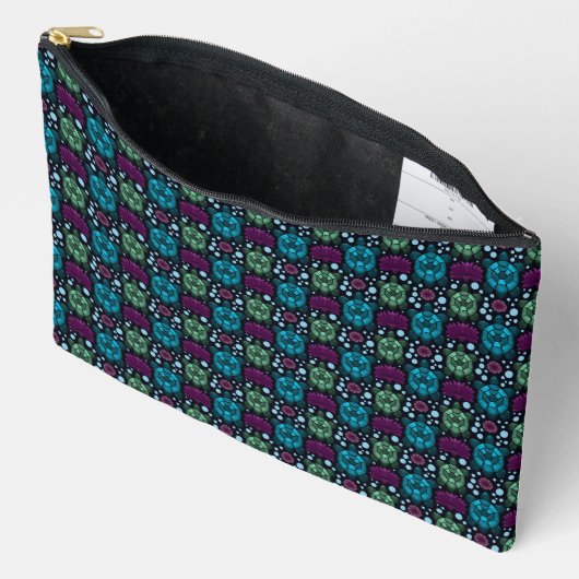 Zeeschildpad & Lotus Bloem Patroon Etui (Open)