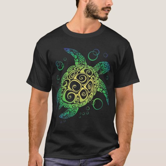 Zeeschildpad meisje t-shirt (Voorkant)