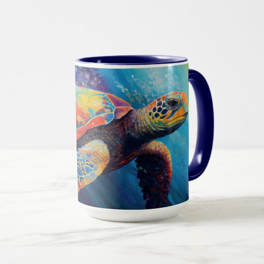 Zeeschildpad Mok (Voorkant rechts)