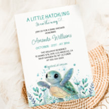 Zeeschildpad Mooie Baby Shower