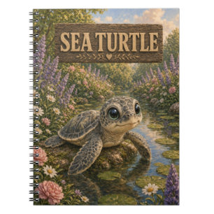 Zeeschildpad Mooie Baby Verhalenboek Nursery Dier Notitieboek