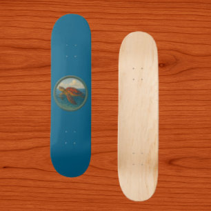 Zeeschildpad Oceaanblauw Skateboard