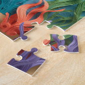 Zeeschildpad Rif Papier Quilling Legpuzzel (Zijkant)
