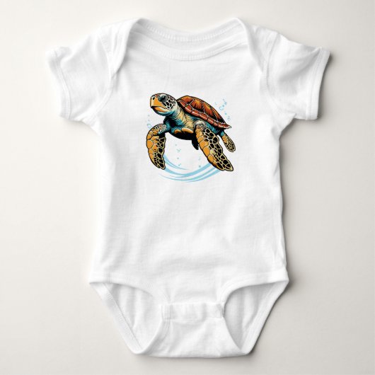 Zeeschildpad Romper (Voorkant)