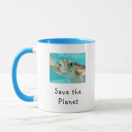 Zeeschildpad Save The Planet Mok (Links)