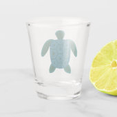 Zeeschildpad Shot Glas (Achterkant)