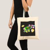 Zeeschildpad speelt tote bag (Voorkant (product))