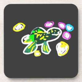Zeeschildpad spelen bier onderzetter