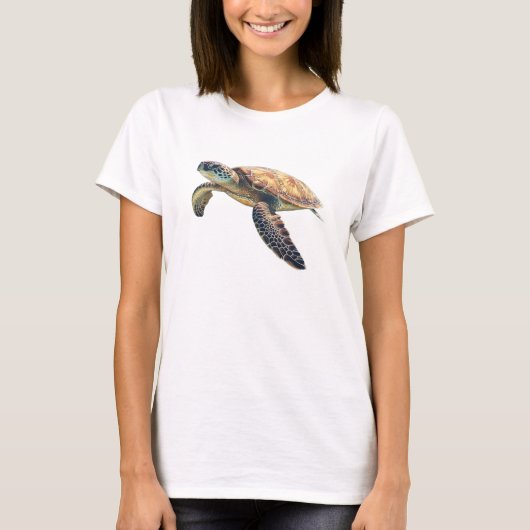 Zeeschildpad T-shirt (Voorkant)