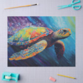 Zeeschildpad Tissuepapier (Craft)