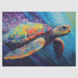Zeeschildpad Tissuepapier