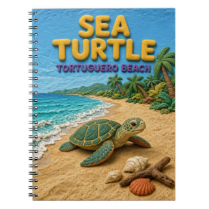 Zeeschildpad Tortuguero Beach Modern KlayKoo Notitieboek