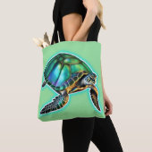 Zeeschildpad tote bag (Dichtbij)