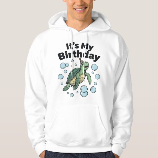 Zeeschildpad Verjaardag Shirt Ontwerp_1 (Voorkant)