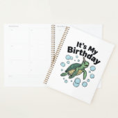Zeeschildpad Verjaardag Shirt Ontwerp_1 Planner (Display)