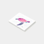 Zeeschildpad waterverf oceaan Hawaiaans tropisch Post-it® Notes (Schuin)