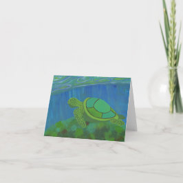 Zeeschildpad Wenskaart voor alle Gelegenheden Kaart