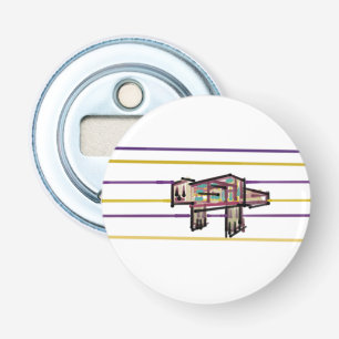 Zeeschildpad zomer  button flesopener