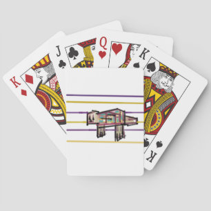 Zeeschildpad zomer pokerkaarten