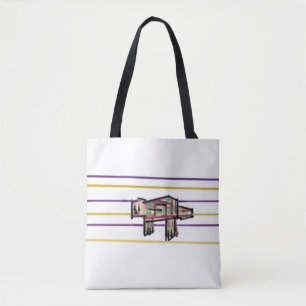 Zeeschildpad zomer tote bag
