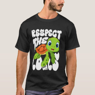 Zeeschildpadden Aarddag Natuurbehoud Natuur Respec T-shirt