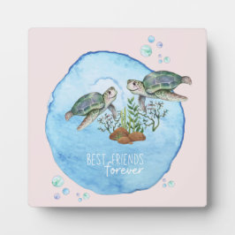Zeeschildpadden BFFs - Persoonlijke Cadeaus voor B Fotoplaat