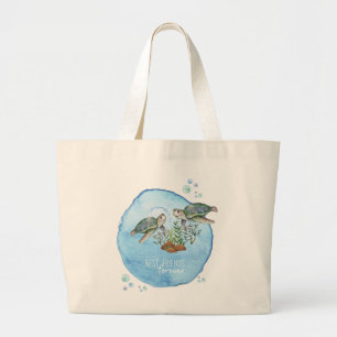 Zeeschildpadden BFFs - Persoonlijke Cadeaus voor B Grote Tote Bag