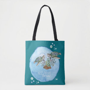 Zeeschildpadden BFFs - Persoonlijke Cadeaus voor B Tote Bag
