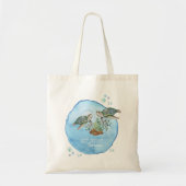 Zeeschildpadden BFFs - Persoonlijke Cadeaus voor B Tote Bag (Voorkant)