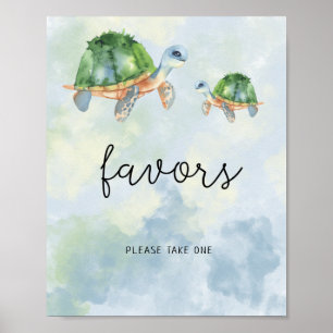 Zeeschildpadden - Favors Poster