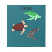 Zeeschildpadden Notitieblok (Voorkant)