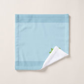 Zeeschildpadden op turkoois mintgroene badhanddoek bad handdoek (Wasdoekje)